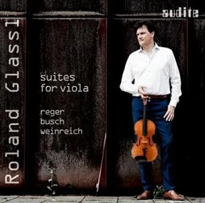 image of Reger/Busch/Weinreich Suites for Viola by Roland Glassl CD Album