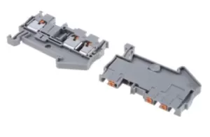 Image of Phoenix Contact Grey PT 2.5-TWIN Feed Through Terminal Block, 26 12 AWG, 0.14 4mm, ATEX, 800 V