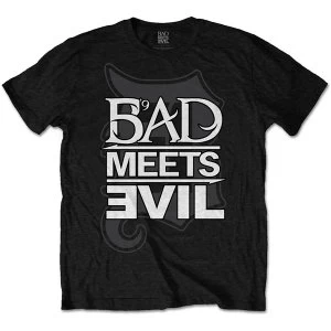 Image of Bad Meets Evil - Logo Mens Large T-Shirt - Black