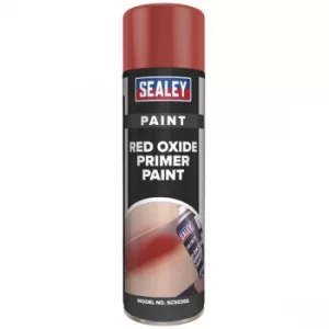 Image of Sealey SCS030S Red Oxide Primer Paint 500ml