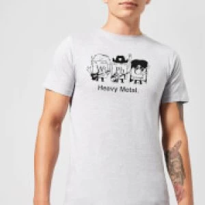 Image of Heavy Metal T-Shirt - Grey - 3XL