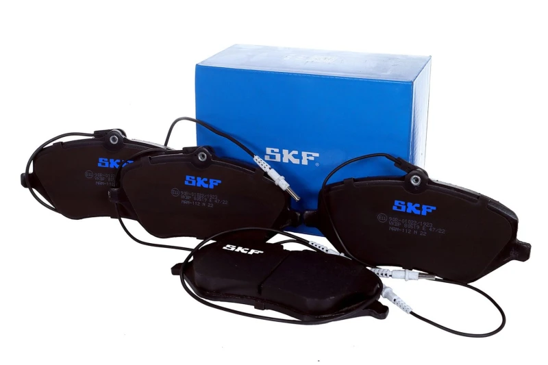Image of SKF VKBP 80519 E Brake pad set incl. wear warning contact Brake Pad Set,disc brake (402)
