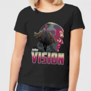 image of Avengers Vision Womens T-Shirt - Black - 5XL