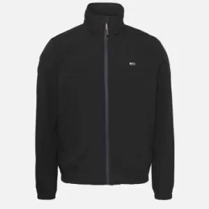 Image of Tommy Jeans Mens Seasonal Bomber Jacket - Black - M
