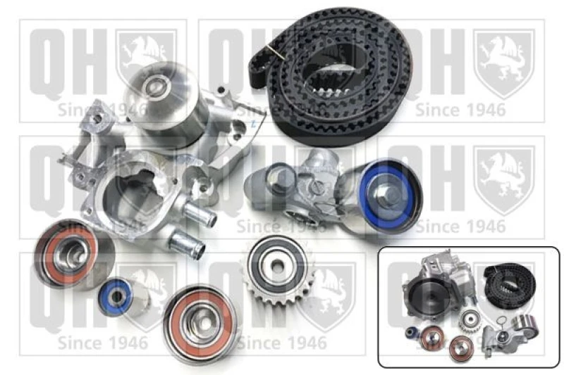 Image of QUINTON HAZELL Water pump and timing belt kit QUINTON HAZELL QBPK7721