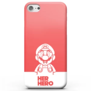 image of Super Mario Her Hero Phone Case for iPhone and Android - Samsung S7 - Snap Case - Gloss