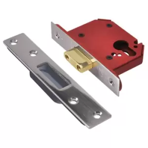 Image of Union StrongBOLT 21EU EUS-SS-2.5 Euro Deadlock Stainless Steel 68m...