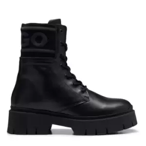 Image of Hugo Kris Lace Boots - Black