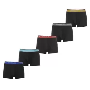 image of Reebok Trunks 5 Pack Junior Boys - Black