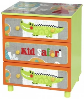 image of Liberty House Safari 3 Drawer Cabinet.