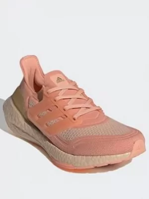 Image of adidas Ultraboost 21 Shoes, Pink, Size 4, Women