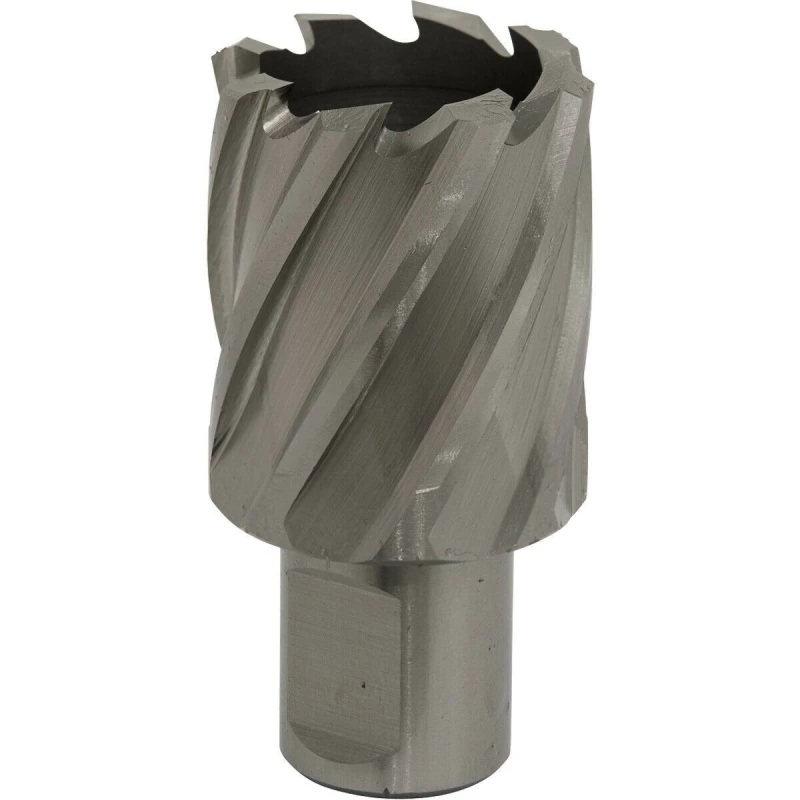 Image of Loops 32mm x 25mm Depth Rotabor Cutter - M2 Steel Annular Metal Core Drill 19mm Shank Metallics