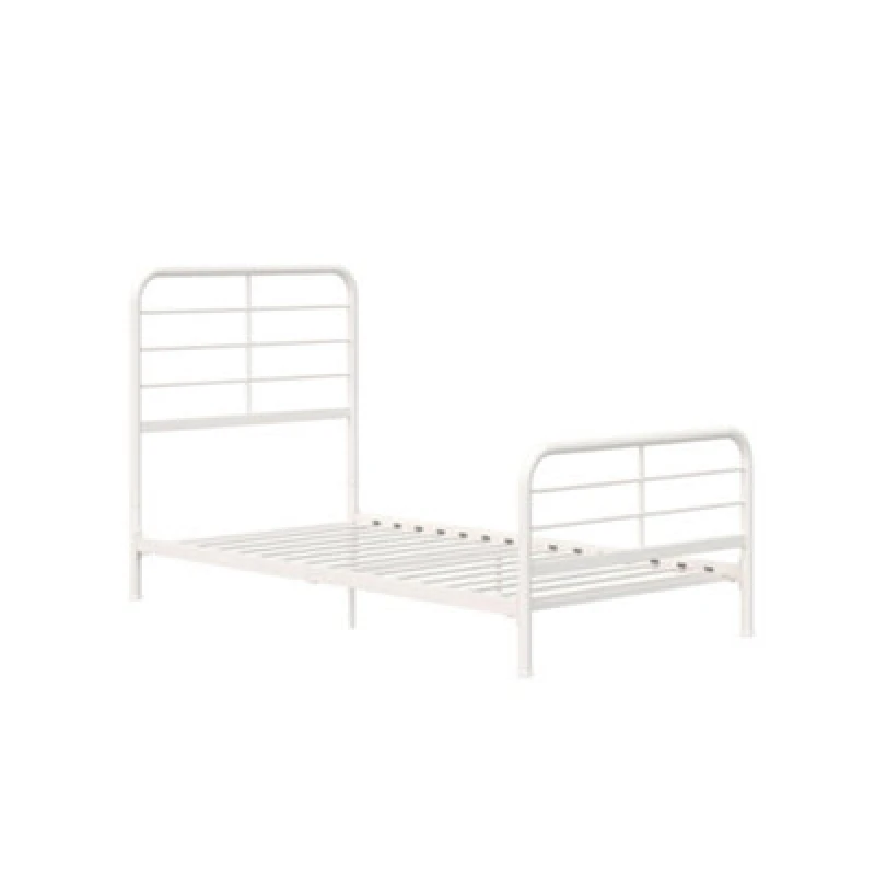 Image of Dorel Millie Metal Bed White Single, White 4484119QEUK