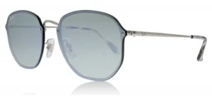 image of Ray-Ban Blaze Sunglasses Silver 003/30 58mm