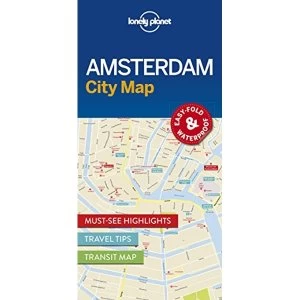 Image of Lonely Planet Amsterdam City Map Sheet map, folded 2016