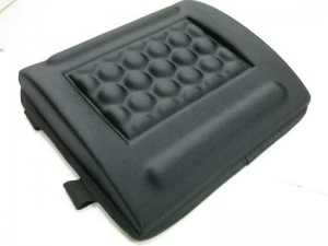 Image of Q-Connect Memory Foam Back Cushion Black