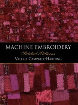 Image of Machine Embroidery by Valerie Campbell-Harding Hardback