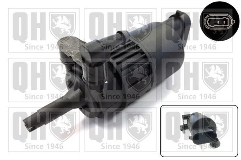 Image of QUINTON HAZELL Windscreen washer pump QUINTON HAZELL QWP024