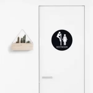 Image of EZO034 White Black Decorative Wall Sticker
