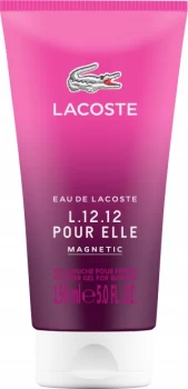 image of Lacoste L.12.12 Pour Elle Magnetic Shower Gel 150ml