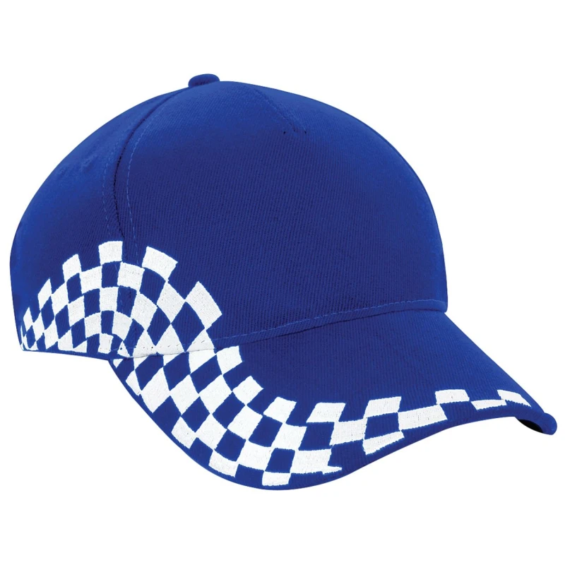 Image of Beechfield Beechfield Men Grand Prix Baseball Cap Pack of 2 in Royal Royal One Size Male 5059269090319