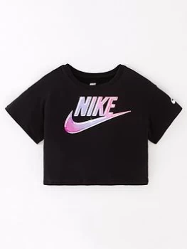 Image of Boys, Nike Kids Short Sleeve Graphic T-Shirt - Black, Size 2-3 Years