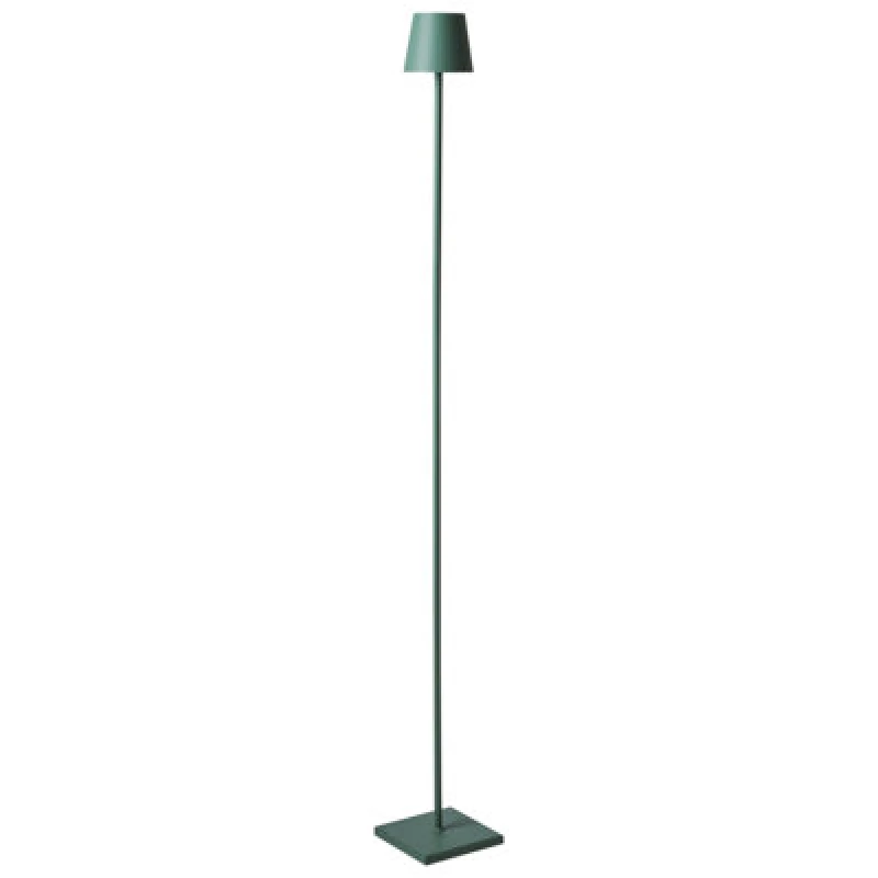 Image of Beliani Wireless LED Floor Lamp Gavarresa Metal Green