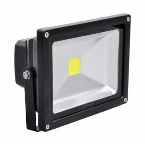 Image of Lighthouse IP65 Ultra Efficient LED Black Aluminium Floodlight - 20 Watt