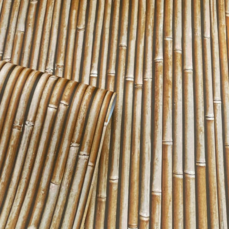 Image of ARTHOUSE Arthouse - Bamboo Wall Natural Wallpaper Brown Paste The Wall Modern Contemporary WL-259406