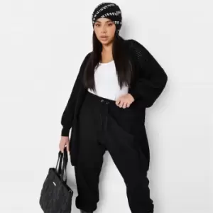 image of Missguided Plus Size Recycled Joggers - Black