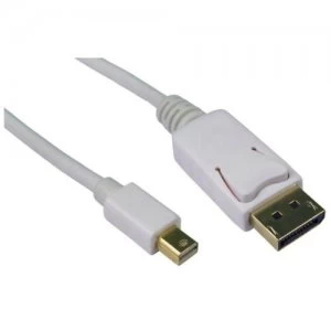 image of Spire Mini DisplayPort Male to DisplayPort Male Converter Cable 2 Metres