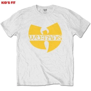 Image of Wu-Tang Clan - Logo Kids 13 - 14 Years T-Shirt - White