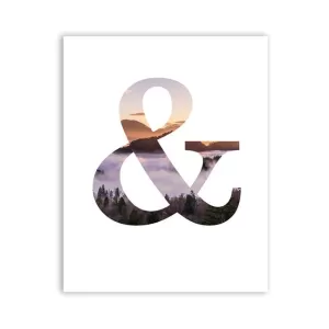 Ampersand Photo Upload A4 Framed Print