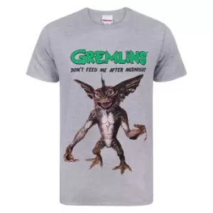 image of Gremlins Official Mens After Midnight T-Shirt (L) (Grey)