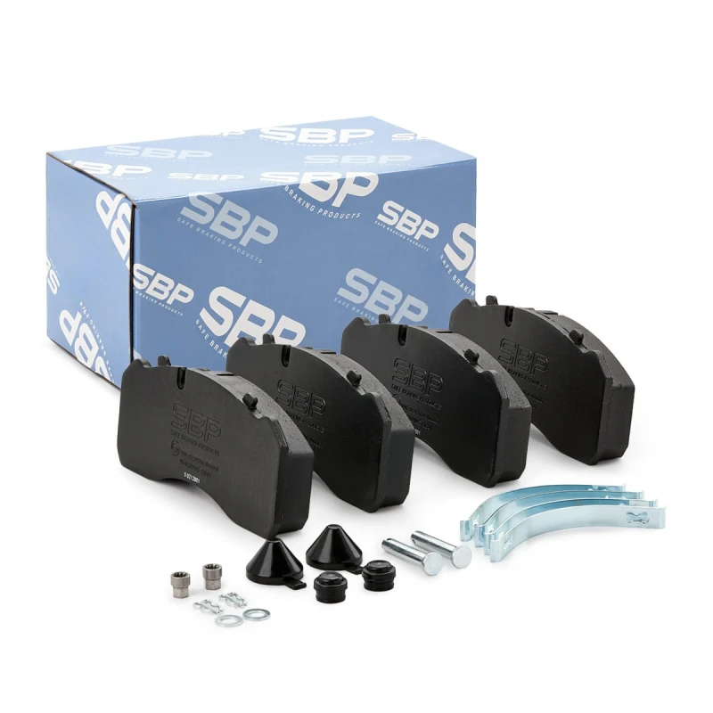 Image of SBP 07-P29095 Brake pad set Rear Axle, not prepared for wear warning indicator Brake Pad Set,disc brake (402)