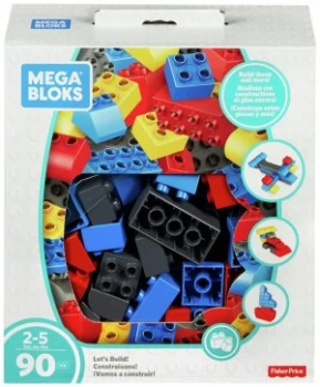 image of Mega Bloks Lets Build 90 Block Set