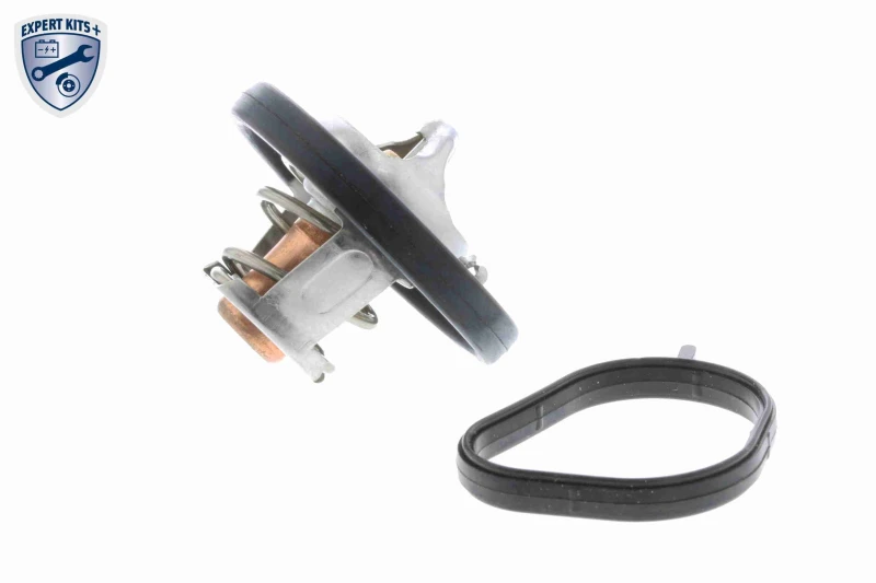 Image of VEMO V25-99-1706 Engine thermostat EXPERT KITS +, Opening Temperature: 82°C, with gasket/seal Thermostat,coolant (316)