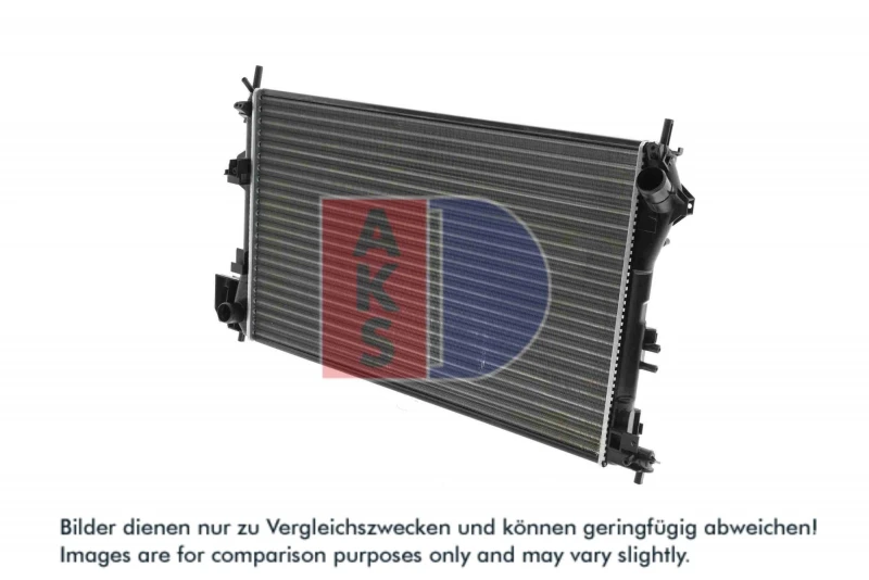 Image of AKS DASIS 152013N Engine radiator Aluminium, Mechanically jointed cooling fins Radiator,engine cooling (470)