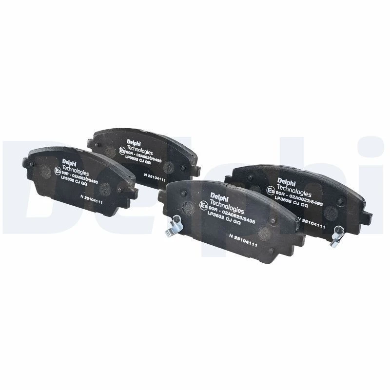 Image of DELPHI Brake pad set DELPHI LP3632