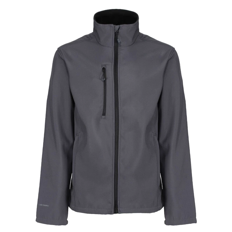 Image of Regatta Professional Mens Soft Shell Jacket in Dark Grey Size: Small Dark Grey Male S