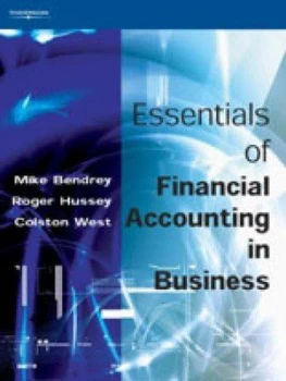 Image of Essentials of Financial Accounting in Business by Mike Bendrey Paperback