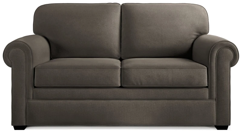 Image of Jay-Be Jay-Be Heritage Cosy Chenille 2 Seater Sofa Bed with Pocket Mattress Pewter 2 seater