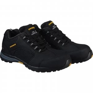 Image of Roughneck Mens Stealth Safety Trainers Black Size 10