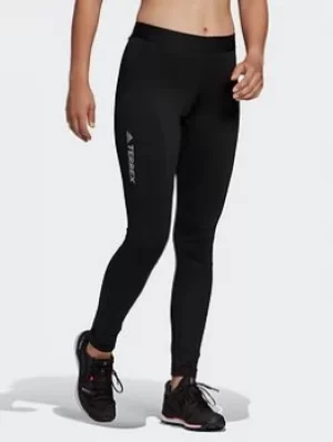 Image of adidas Terrex Agravic Xc Leggings, Black, Size 10, Women
