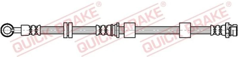 Image of QUICK BRAKE Brake hose QUICK BRAKE 50.702