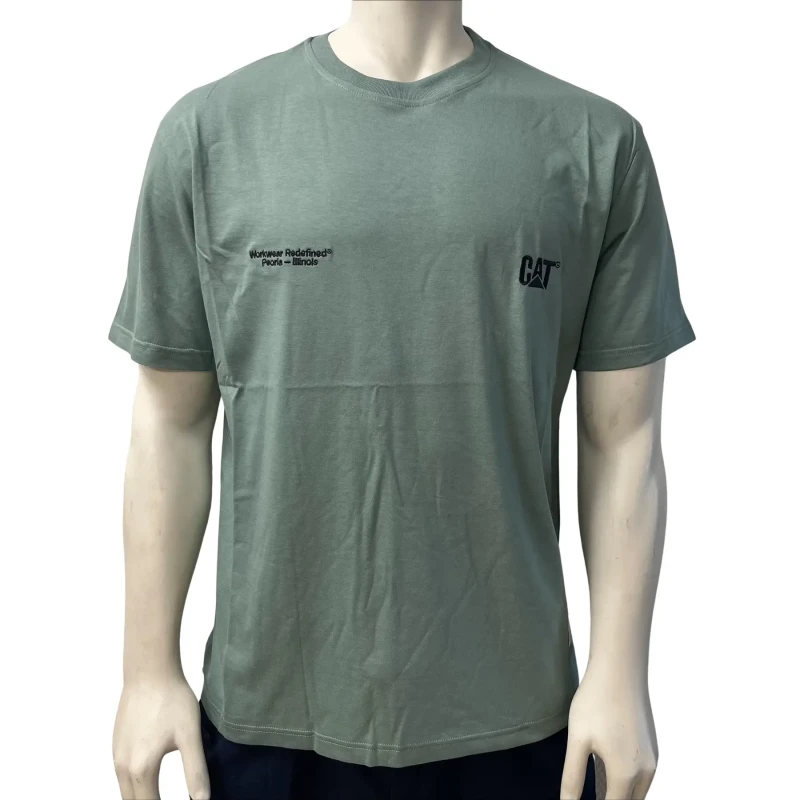 Image of Caterpillar T-Shirt Caterpillar Small Logo Vert Unisex L