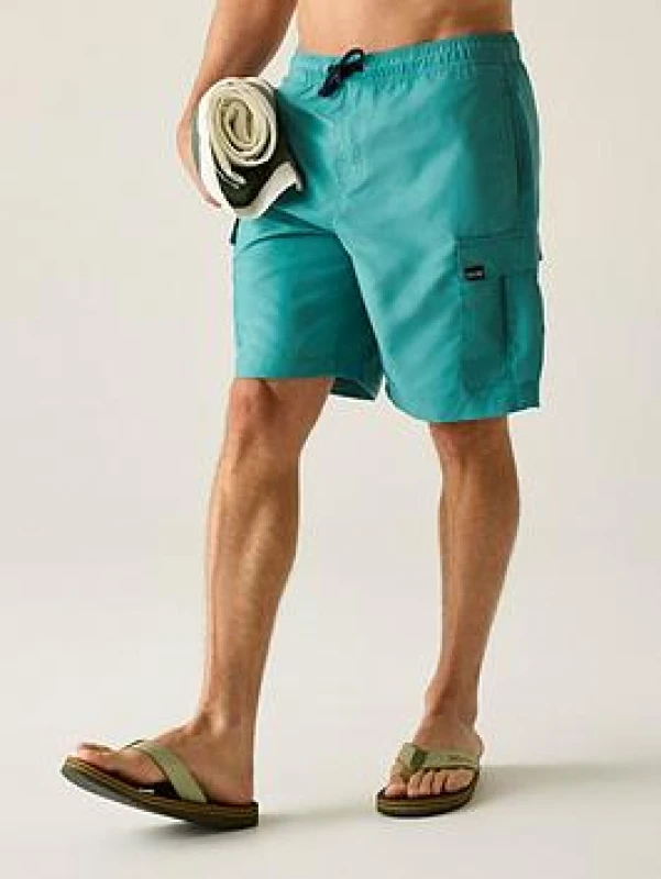 Image of Regatta Mens Blanmont Cargo Swim Shorts in Mint Size: XL Mint Male XL