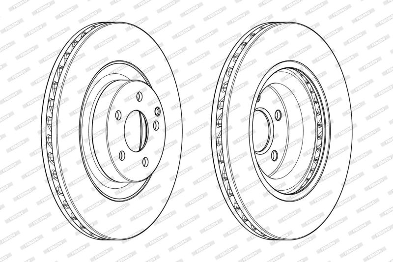 Image of Brake disc FERODO DDF1905C-1