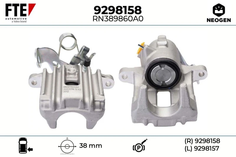 Image of Brake caliper FTE 9298158