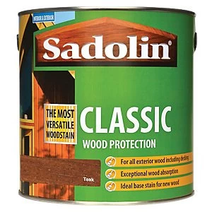 Image of Sadolin Classic Woodstain Teak 2.5L